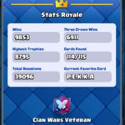 👑KT 15 👑 8500 Trophy 👑 56 LVL 👑 114 Cards 👑 121 Emotes 👑 244 Gems 👑 154 k Gold 👑 4