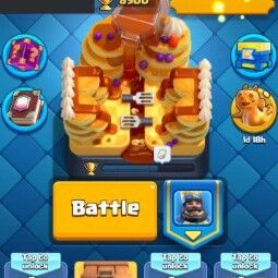 👑KT 15 👑 8500 Trophy 👑 56 LVL 👑 114 Cards 👑 121 Emotes 👑 244 Gems 👑 154 k Gold 👑 0