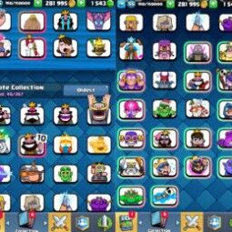 👑KT 15 👑 8142 Trophy 👑 55 LVL 👑 113 Cards 👑 46 Emotes 👑 1543 Gems 👑 281 k Gold 👑 2
