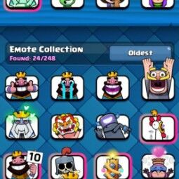 👑KT 14 👑 7001 Trophy 👑 45 LVL 👑 111 Cards 👑 24 Emotes 👑 2449 Gems 👑 63 k Gold 👑 2