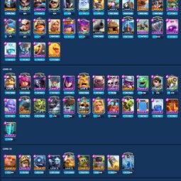 👑KT 14 👑 6525 Trophy 👑 46 LVL 👑 107 Cards 👑 23 Emotes 👑 1785 Gems 👑 67 k Gold 👑 1