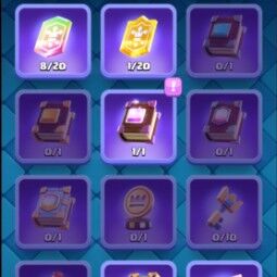 👑KT 14 👑 7103 Trophy 👑 45 LVL 👑 109 Cards 👑 41 Emotes 👑 1036 Gems 👑 190 k Gold 👑 3