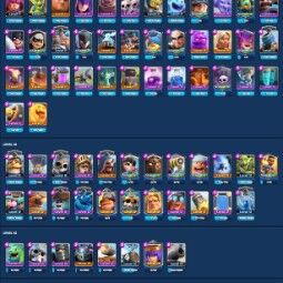 👑KT 14 👑 6263 Trophy 👑 47 LVL 👑 108 Cards 👑 83 Emotes 👑 4197 Gems 👑 35 k Gold 👑 1