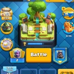 👑KT 14 👑 7790 Trophy 👑 53 LVL 👑 115 Cards 👑 104 Emotes 👑 1134 Gems 👑 299 k Gold 👑 0
