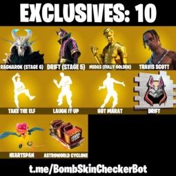 👑85 skins 👑 PC/PSN/Xbox 👑 Travis Scott 👑 Lince 👑 👑 Lujo Gold Midas 👑 Ruina 👑 Terrible 👑 Catalizadora 👑 Calamidad 👑 Especialista en Equipo Maya 👑 4