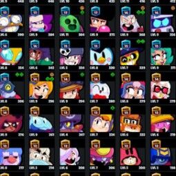 👑 53 Brawlers 👑 15.961 Trophies 👑 62 Skins 👑 2 Legends 👑 11 Mythics 👑 21 Epics 👑 1353 Gold 👑 46 Gems 👑 1598 Blings 👑 1