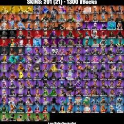 👑201 Skins 👑PC/PSN/XBOX👑 Gold Midas 👑 Spider Man 👑 Neymar JR 👑 Gold Meowscles 👑 Spire Assassin 👑 Fusion 👑 The Scientist 👑 The Cube Queen 👑 Raz 👑 0