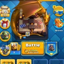 👑KT 14 👑 7055 Trophy 👑 45 LVL 👑 110 Cards 👑 29 Emotes 👑 2067 Gems 👑 69 k Gold 👑 0