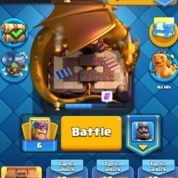 👑キングタワー 14 👑 7224 トロフィー 👑 52 LV 👑 116枚のカード 👑 37枚 エモート 👑 3782名 虹のダイヤ 👑 352キロメートル ゴールド 👑 0