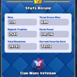 👑KT 15 👑 7508 Trophy 👑 55 LVL 👑 114 Cards 👑 37 Emotes 👑 826 Gems 👑 29 k Gold 👑 4