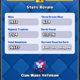 👑KT 13 👑 7121 Trophy 👑 41 LVL 👑 113 Cards 👑 62 Emotes 👑 24 Gems 👑 490 k Gold 👑 4