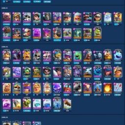 👑KT 13 👑 7183 Trophy 👑 41 LVL 👑 113 Cards 👑 48 Emotes 👑 374 Gems 👑 987 k Gold 👑 1