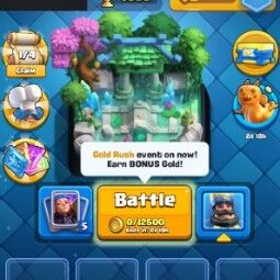 👑KT 14 👑 6800 Trophy 👑 42 LVL 👑 112 Cards 👑 32 Emotes 👑 134 Gems 👑 79 k Gold 👑 0