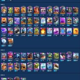 👑KT 14 👑 6800 Trophy 👑 42 LVL 👑 112 Cards 👑 32 Emotes 👑 134 Gems 👑 79 k Gold 👑 1
