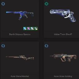 💥 EU 💥 Ranked Ready 💥 11 Skins 💥 Starlit Odyssey Vandal 💥 Iridian Thorn Operator 💥 Starlit Odyssey Guardian 💥 Iridian Thorn Sheriff 💥 0