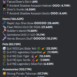 `✨SKYBLOCK LVL 87✨ 652M NetWorth ❤️ HOTM 4❤️ [MVP+] Rank ✨ Skill Average 27.69 ✨️DUNGEON LVL 19 ❤️ 15 Minion Slots ✅Full Mail Access | Migrated to Microsoft 1