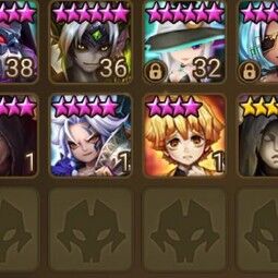 Asia - Ld5 - Sylvia \ 62 nat5 \ ld4 - leah \ skins \ tower 200 \ abyss h - 40 sec \ triple sss \ rift 5 lvl \ satoru gojo x3 \ seara \ teshar \ tiana \ odin 1