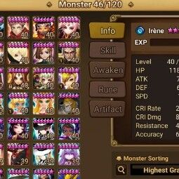 Asia - Ld5 - Sylvia \ 62 nat5 \ ld4 - leah \ skins \ tower 200 \ abyss h - 40 sec \ triple sss \ rift 5 lvl \ satoru gojo x3 \ seara \ teshar \ tiana \ odin 3