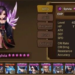 Asia - Ld5 - Sylvia \ 62 nat5 \ ld4 - leah \ skins \ tower 200 \ abyss h - 40 sec \ triple sss \ rift 5 lvl \ satoru gojo x3 \ seara \ teshar \ tiana \ odin 4