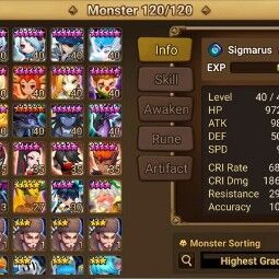 Global - 50 LVL+17-6*+ LD 5 - Grogen ( Dragon )+Rica+Veromos+Velajuel+Camilla+Xing Zhe+Eirgar+Ritesh +200F+Rift 5 lvl +N+Full Access+INSTANT DELIVERY 4