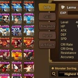アジア - 144-6*+3 光闇純5 - Valantis + Laima + Alexandra \ 27 Nat5 \ アリーナ c1 ( 引退 ) \ タワー 4地獄\すべてのSSS\深淵H 00:45 \ MOロング\レオ\シャーロット\ハトホル 3