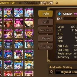 Europe - 6*-25+19 Nat5+200F+Ice / Dark SSS+Rift 5 lvl+Abyss H / N+World SS+Aaliyah+Rica+Shi Hou+Karnal+Charlotte+Veromos+Bastet+Eladriel+Eirgar+Dominic +N 4