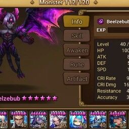 Europe - 100 LVL+6*-295+4 LD5 - Bella+Beelzebub+Yeonhong+Bayek+Tower 200+2 Hell+Abyss H+Triple SSS+Rift 5 lvl+Many skins+95 Nat5 0