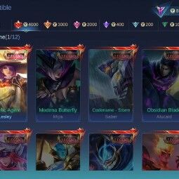53 LVL+105 Heroes+231 Skins+Legend Lesley+5 Collector+KOF Dyrroth+11.11 Gusion Wanwan+DUCATI Benedetta+MANY EPIC+MAX Rank Mythic 32* 3