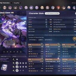 [na nivelada a mano] TL 66+32 personajes+333 Logros | blade+seele+robin+Cisne Negro+silver wolf|Signo 4 * + Bronya |Signo+Gepard+Bailu E1+full acceso+entrega inmediata 2