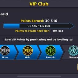 🪙1 Billions Coin 💎 VIP Tier Emerald ⚡3 Maxed Cue 2