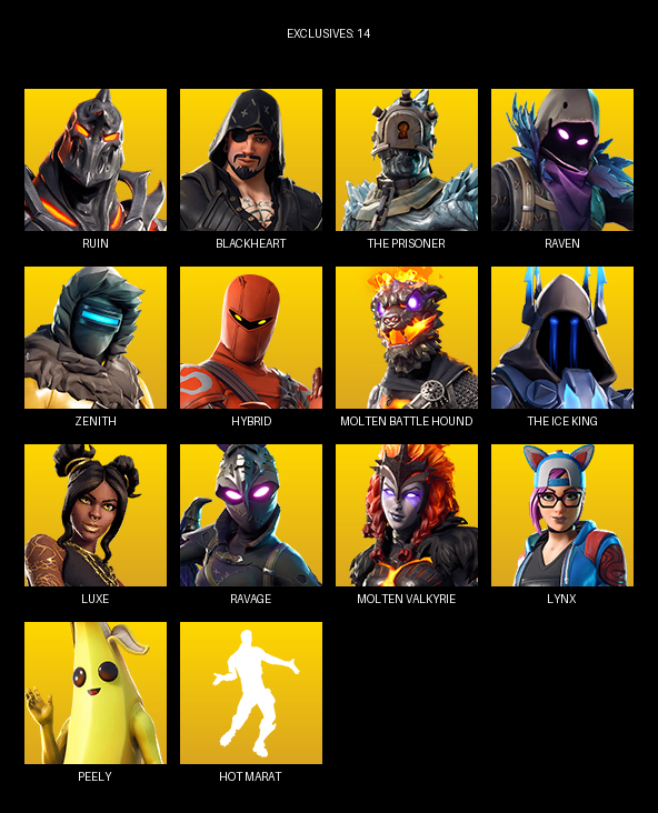 26 skins | Peely | # 26 skins | Peely | #