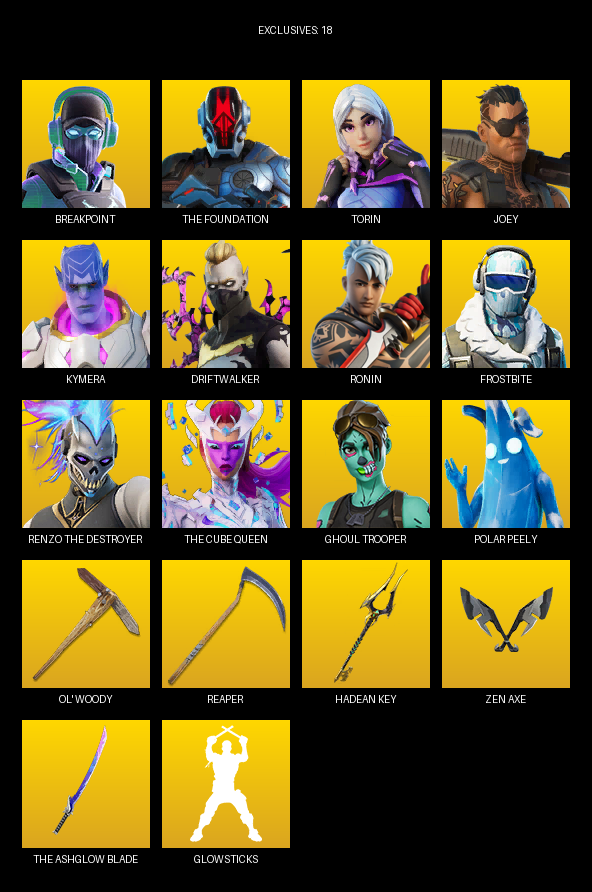 Fortnite Account ( PC ) (Ghoul Trooper) (76 Skins)