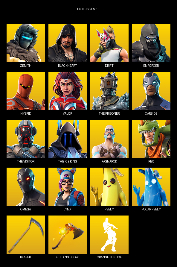 38 skins | Peely | # 38 skins | Peely | #