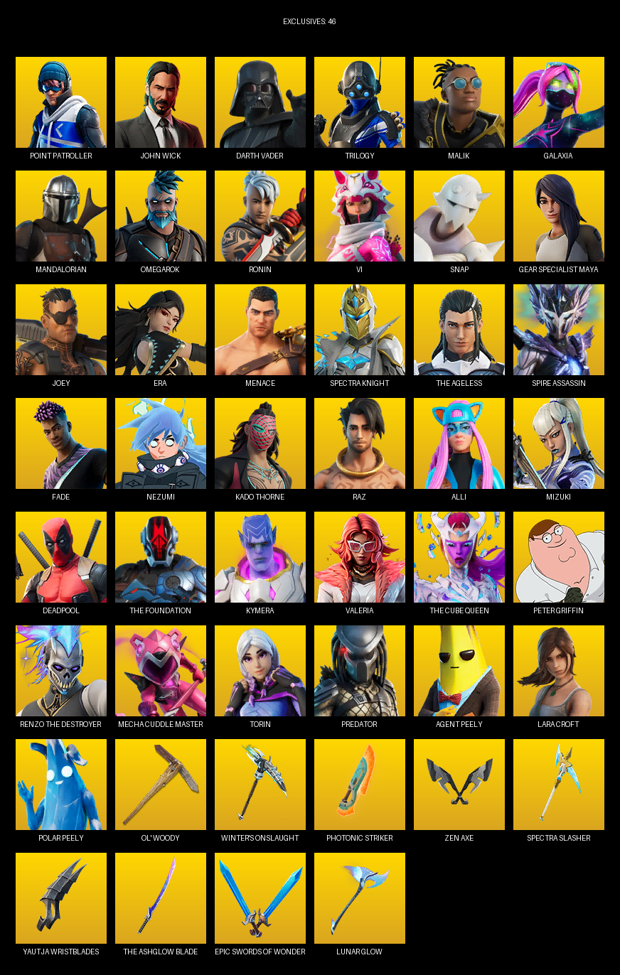 Fortnite Account ( PC ) (Lara Croft) (172 Skins)