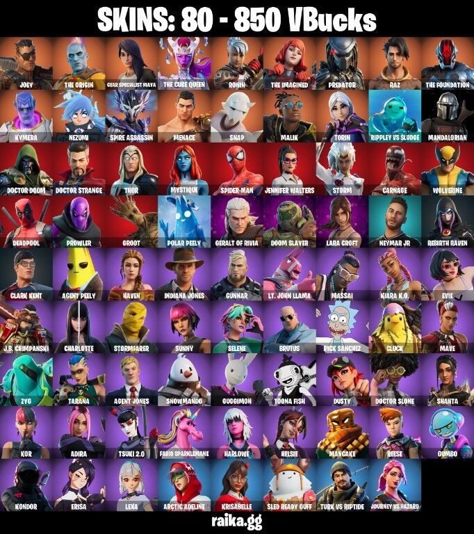 Fortnite Account ( PC / PLAYSTATION / XBOX ) (Joey, The Origin, Gear Specialist Maya, The Cube Queen, Ronin, The Imagined, Predator, The Foundation, Kymera, Nezumi) (80 Skins) Fortnite Account ( PC / PLAYSTATION / XBOX ) (Joey, The Origin, Gear Specialist Maya, The Cube Queen, Ronin, The Imagined, Predator, The Foundation, Kymera, Nezumi) (80 Skins)