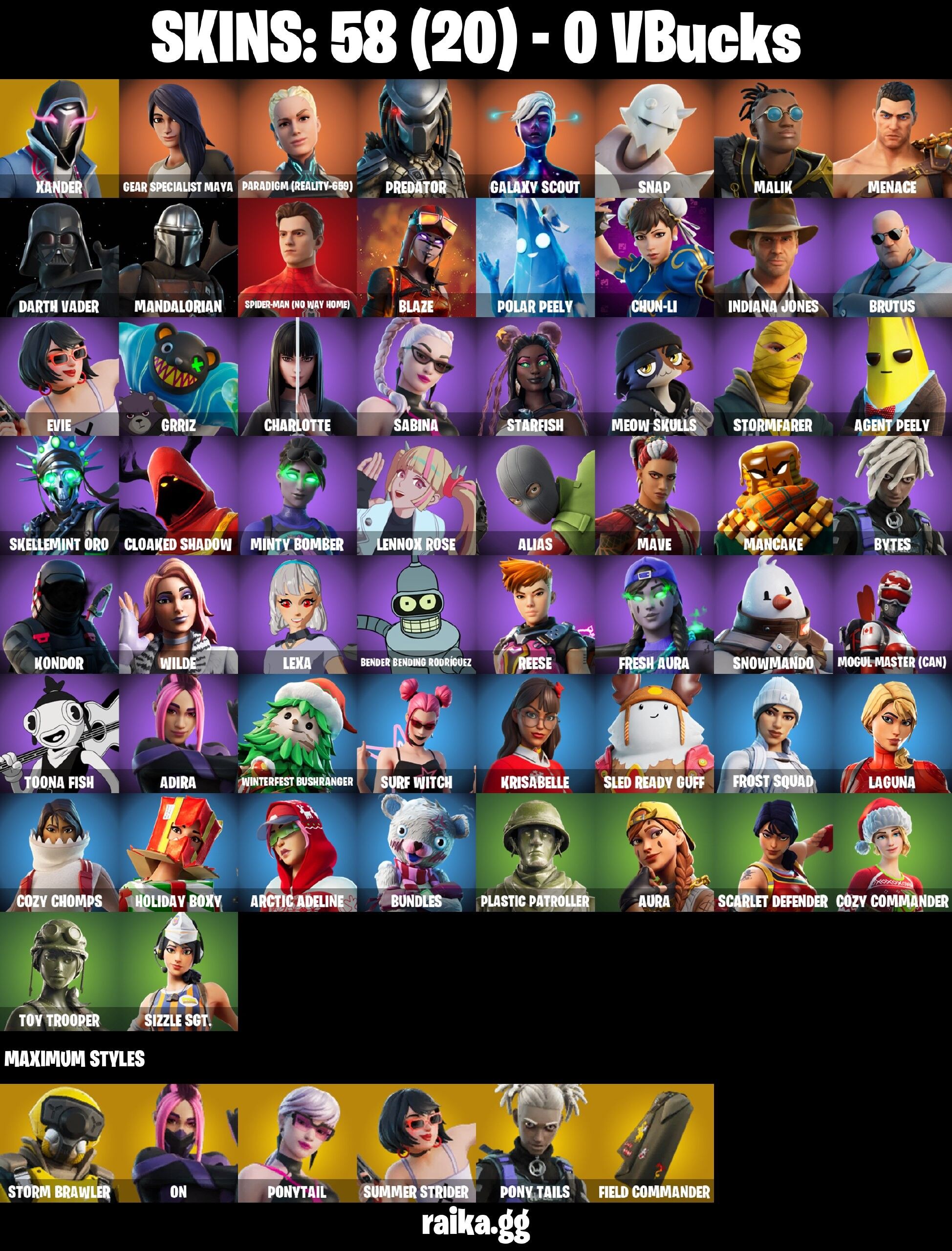 Fortnite Account ( PLAYSTATION / XBOX / PC / NINTENDO / MOBILE ) (Xander) (58 Skins) Fortnite Account ( PLAYSTATION / XBOX / PC / NINTENDO / MOBILE ) (Xander) (58 Skins)