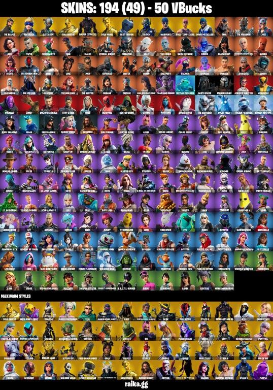 Fortnite Account ( PLAYSTATION / XBOX / PC / NINTENDO / MOBILE ) (The Reaper, Omega Stage 5, Neo Versa) (194 Skins)