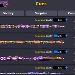270+Level✦
1.5B+Coins ✦
58 CCP✦
19 Legendary Cues Open✦
2  Event Cues Max✦
1.8K+Cash✦
VIP Emerald ✦
14 Limited Edition✦
FB link possible ✦
Miniclip login✦ 3