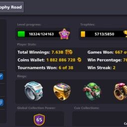 65 CCP✦
1.8B+COINS ✦
14 LIMITED EDITION RINGS✦
20/20 LEGENDARY OPEN✦
3  EVENT ✦
100+LEVEL✦
500+CASH✦
VIP EMERALD✦
FB LINK POSSIBLE✦
MINICLIP LOGIN✦ 0