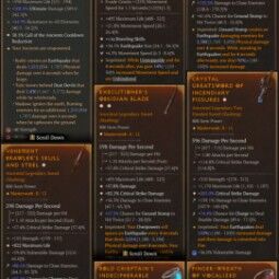 [S7] LV60 Whirlwind Barbarian 112+ Paragon Masterwork + 2 x MAX LV ETERNAL 214+ Paragon Firebolt 12/12 Masterworks Sorc and Druid  ! 1