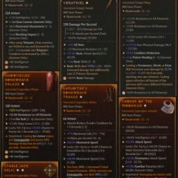 [S7] LV60 Whirlwind Barbarian 112+ Paragon Masterwork + 2 x MAX LV ETERNAL 214+ Paragon Firebolt 12/12 Masterworks Sorc and Druid  ! 3