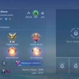 Android iOS➤319 Skins High➤Legend Valir➤5 Rarest Event Skins➤Emblem 100% Max➤6 more Rare Skins➤Good WR➤100% Full Acces➤ UID 323482595 (9036)➤ Instanly Deal➤ 4