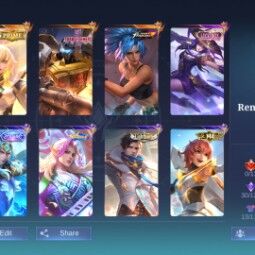 Android iOS➤100% Max All Emblem➤126 Hero Avaiable➤229 Skins➤Transformer Roger➤Prine 
Skins➤Kof Karina➤Luckybox Fanmy➤100%
 Full Access ➤lvl 79➤ 3