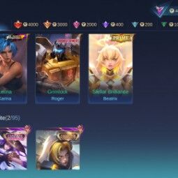 Android iOS➤100% Max All Emblem➤126 Hero Avaiable➤229 Skins➤Transformer Roger➤Prine 
Skins➤Kof Karina➤Luckybox Fanmy➤100%
 Full Access ➤lvl 79➤ 2