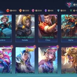 Android iOS➤327 Skins➤Top Win Rates 61%+❤️13k+ Match❤Star War Alucard➤Kof Chou➤Legend Gushion➤Ducati➤11 Gushion➤100% Max Emblem➤127 All Hero➤full Acces➤Instant➤ 1