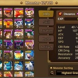 Global - 50 LVL+9-6*+ LD 5 - Giana ( Oracle )+Ethna+Xing Zhe+Okeanos +N+Full Access+INSTANT DELIVERY 3