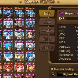 Global - 100 LVL+6*-180+2 LD5 - Hayato+Craka ( Dark Hell Lady )+40 Nat5+Light CHUN-LI+Fiona+Diana+Chakra+Jamire+Lagmaron+Moore+Moogwang 3