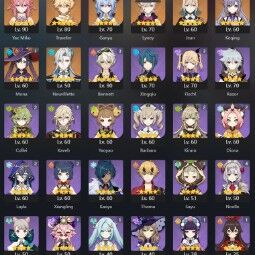 [ヨーロッパ 正規垢] AR55 | 八重神子 + 甘雨 + リネ + ヌヴィレット +その他多数+メアド譲渡可能 1
