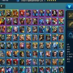 Thor Faehammer + Kaja the Wry + Ninja + Alice + Sun Wukong + Gala + Rector Drath + Romero + 23926 energy 2