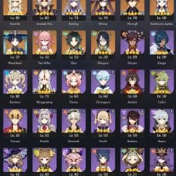 [NA HANDLEVELED] AR 55 | Itto + Zhongli + Ayaka + Wanderer + Xiao + Xianyun and more! 1
